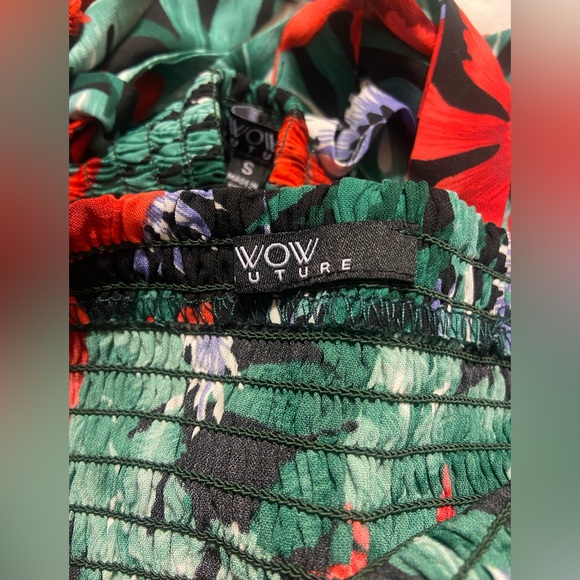 NWOT WOW Couture tropical 2-piece skirt set vacation size Small - Picture 6 of 10